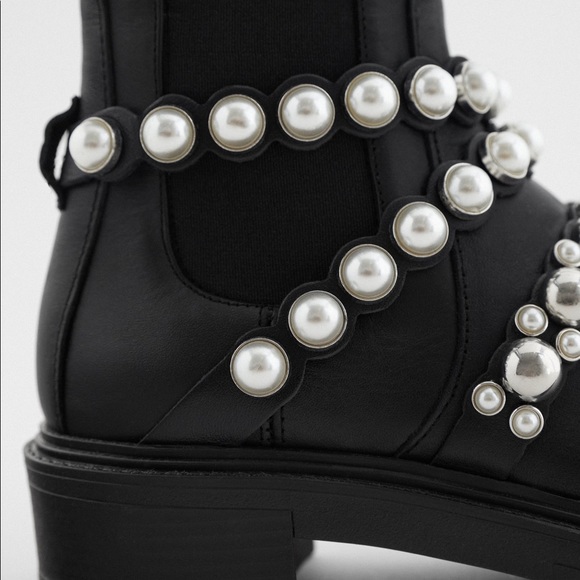 Zara pearl combat boots - Picture 3 of 5